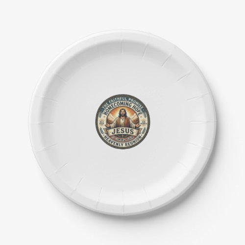 Jesus Military Spouse Waiting Wife T-Shirt Inspira Paper Plates