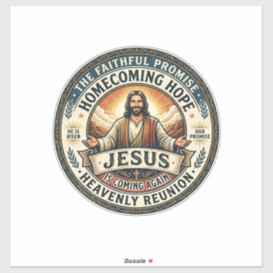 Jesus Military Spouse Waiting Wife T-Shirt Inspira Sticker