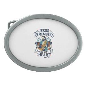Jesus Miscarriage Comfort Healing T-Shirt Inspirat Belt Buckle