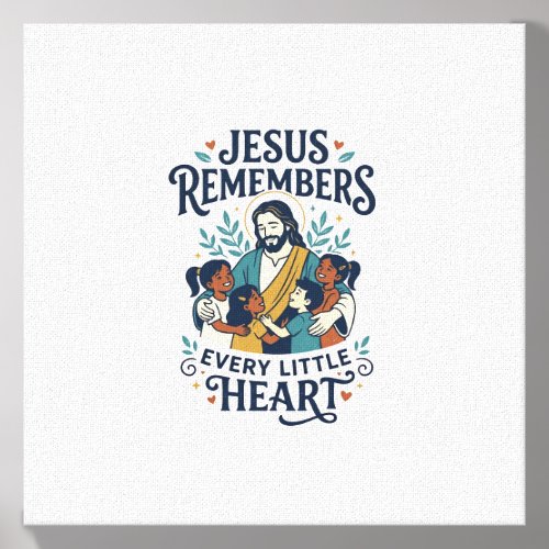 Jesus Miscarriage Comfort Healing T-Shirt Inspirat Canvas Photo Tile