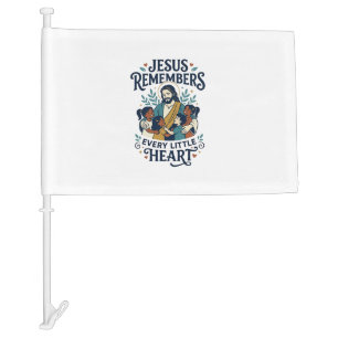 Jesus Miscarriage Comfort Healing T-Shirt Inspirat Car Flag