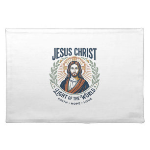 Jesus Modest Fashion Feminine Values T-Shirt Inspi Cloth Placemat