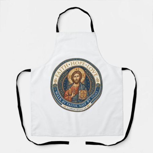 Jesus Monastic Contemplative Spirituality Graphic Apron