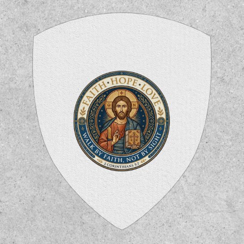 Jesus Monastic Contemplative Spirituality Graphic Patch