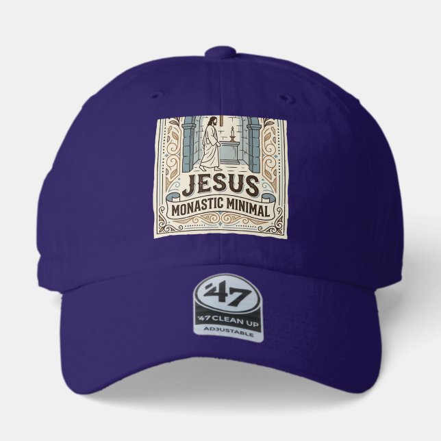 Jesus Monastic Minimal Jesus Monastic Minimal Chri 47 Brand Hat (Front)