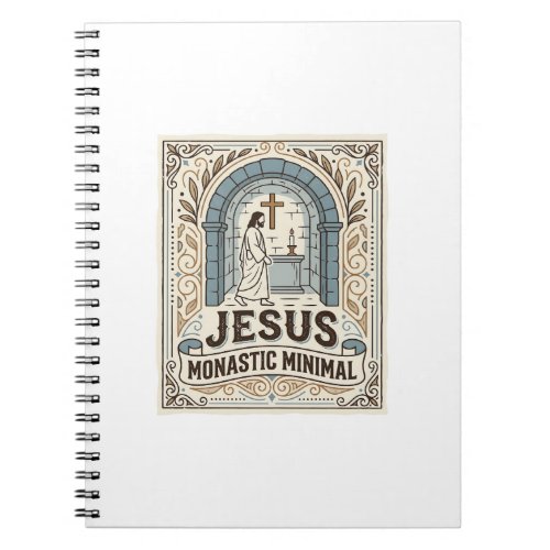 Jesus Monastic Minimal Jesus Monastic Minimal Chri Notebook