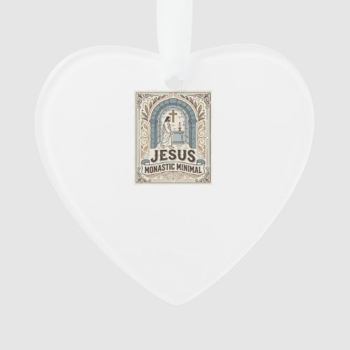 Jesus Monastic Minimal Jesus Monastic Minimal Chri Ornament