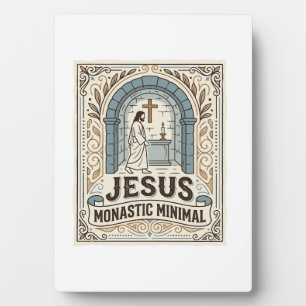 Jesus Monastic Minimal Jesus Monastic Minimal Chri Plaque