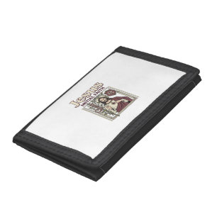 Jesus Monogram Initial Faith Jesus Monogram Initia Trifold Wallet