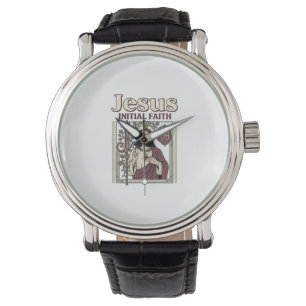 Jesus Monogram Initial Faith Jesus Monogram Initia Watch