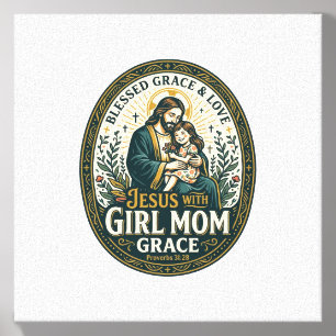 Jesus Motherhood Micro Identities Shirt Faith Base Canvas Photo Tile