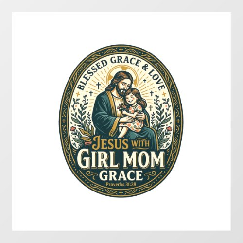 Jesus Motherhood Micro Identities Shirt Faith Base Floor Decals