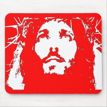 Jesus Mouse Pad by agiftfromgod at Zazzle