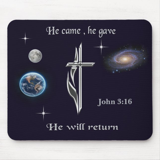 Jesus Mouse Pad (Front)