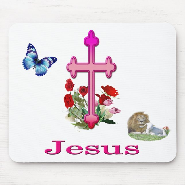 Jesus  mouse pad (Front)