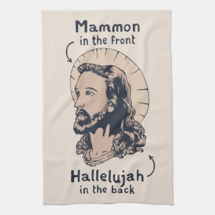 Jesus Mullet Towel
