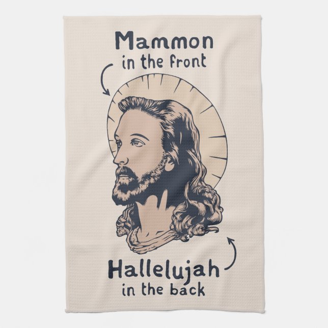 Jesus Mullet Towel (Vertical)