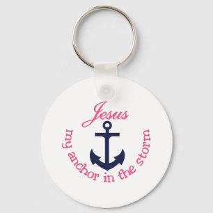 Jesus My Anchor Keychain