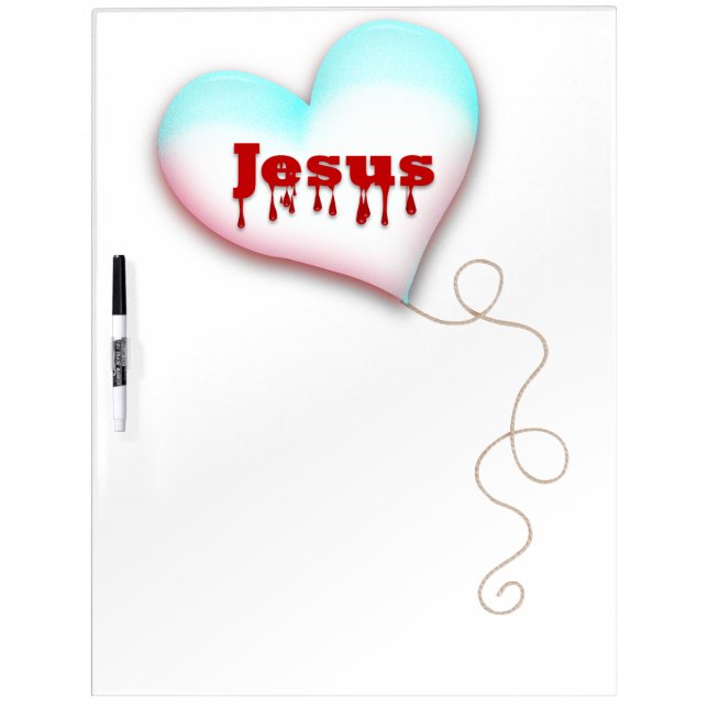 JESUS=MY HEART Dry-Erase Board (Front)