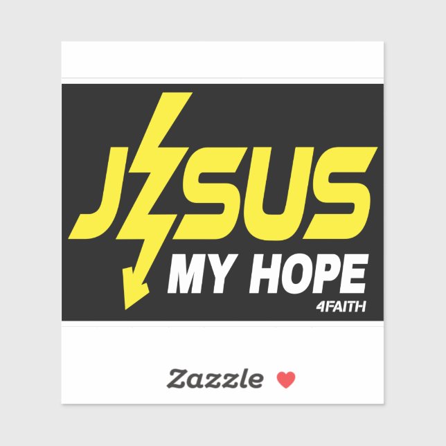 Jesus my Hope Sticker (Sheet)