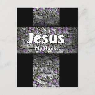 Jesus My Rock Postcard