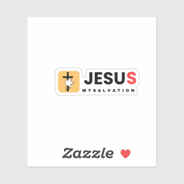 Jesus My Salvation  Sticker (Sheet)