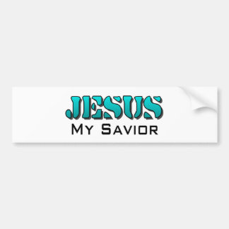 Jesus my savior bumper sticker