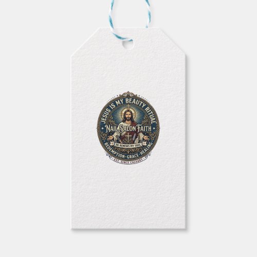 Jesus Nail Tech Nail Artist T-Shirt Inspirational Gift Tags