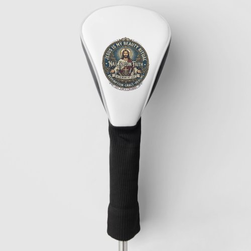 Jesus Nail Tech Nail Artist T-Shirt Inspirational  Golf Head Cover