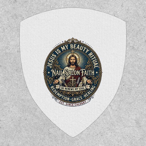 Jesus Nail Tech Nail Artist T-Shirt Inspirational Patch