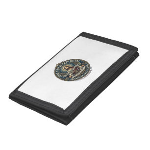 Jesus Nail Tech Nail Artist T-Shirt Inspirational Trifold Wallet