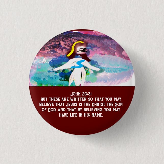 Jesus Name  Button (Front)