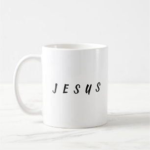 Jesus name coffee mug
