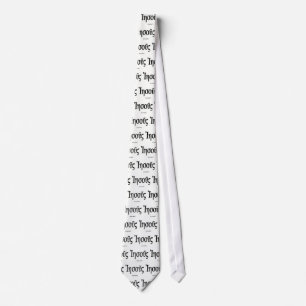 Jesus (Name in Greek) Necktie