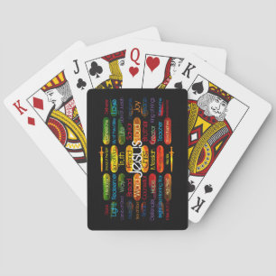Jesus Names Multi-color Poker Cards