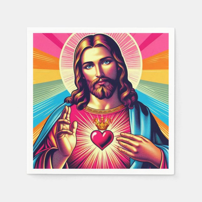 Jesus napkins! napkins (Front)