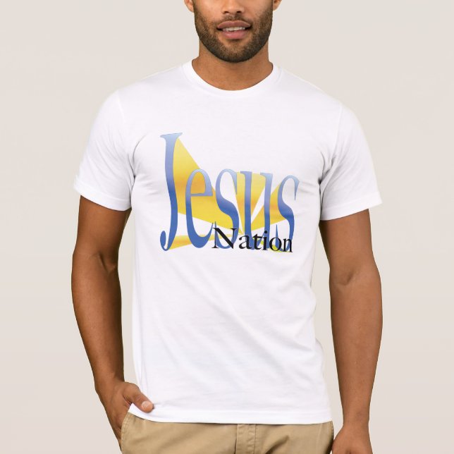 Jesus Nation 2 - Men T-Shirt (Front)
