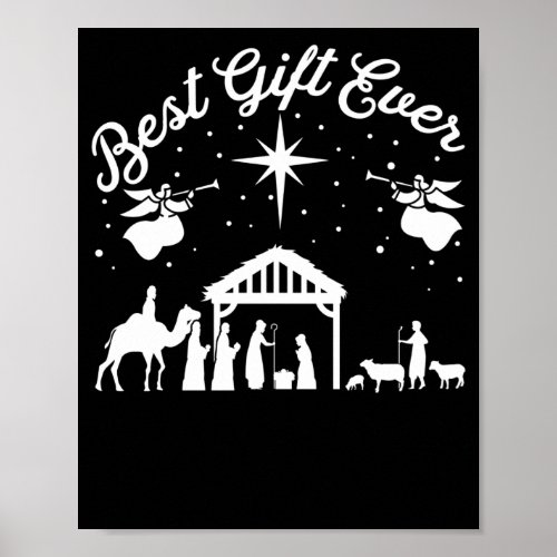 Jesus Nativity Birthday Christmas Outfit Poster