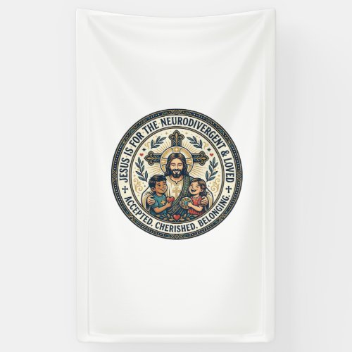 Jesus Neurodivergent Encouragement T-Shirt Inspira Banner