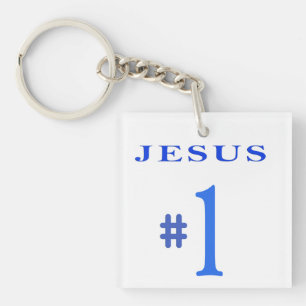 Jesus Number 1 Keychain