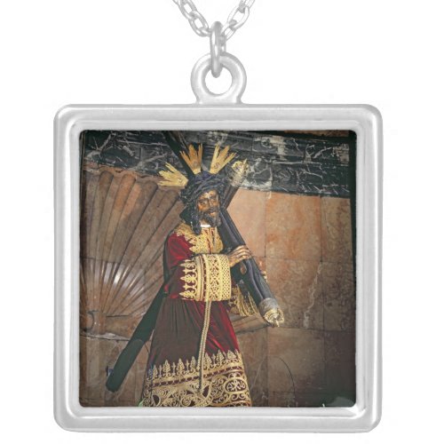 Jesus of Great Power 1620 Silver Plated Necklace