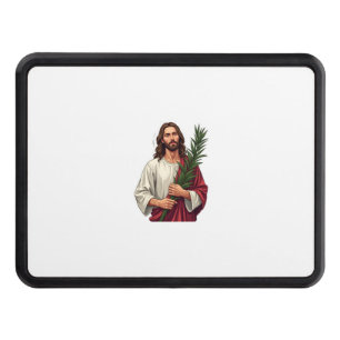 Jesus Olive Branch Vintage Engraved Tee 2 Hitch Cover