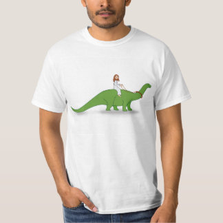 Jesus on a Brontosaurus T-Shirt