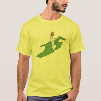 Jesus on a Pterodactyl T-Shirt
