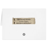 Jesus on the beach cards (Back Horizontal)