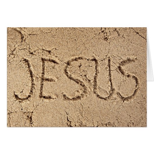 Jesus on the beach cards (Front Horizontal)