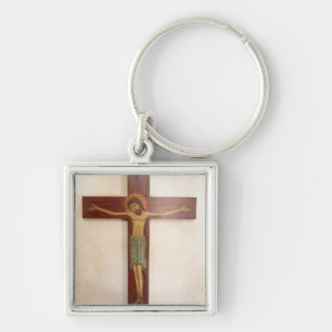 Jesus On The Cross Art Keychain