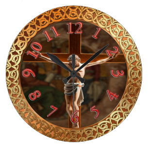 Jesus Christ Wall Clocks | Zazzle