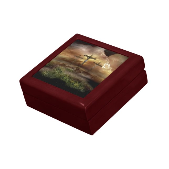 JESUS ON THE CROSS GIFT BOX (Side)