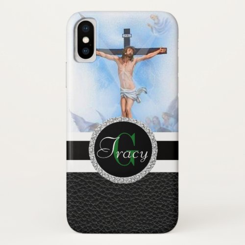 Jesus on The Cross gn iPhone X Case